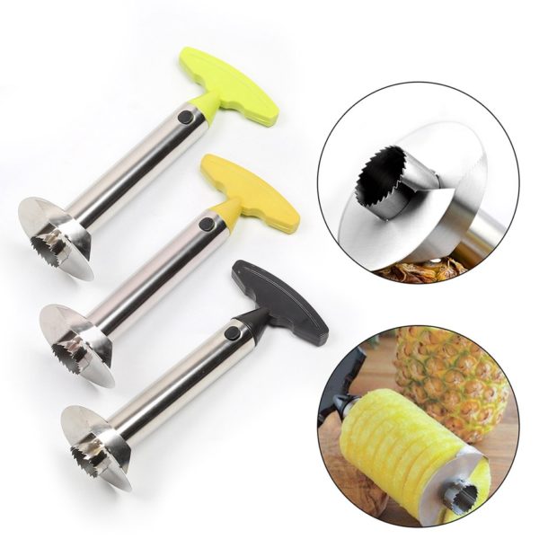 Aço inoxidável abacaxi corer descascador cortador fácil fruit parer ferramenta de corte cozinha casa ocidental restaurante acessórios 3 cores - Image 5